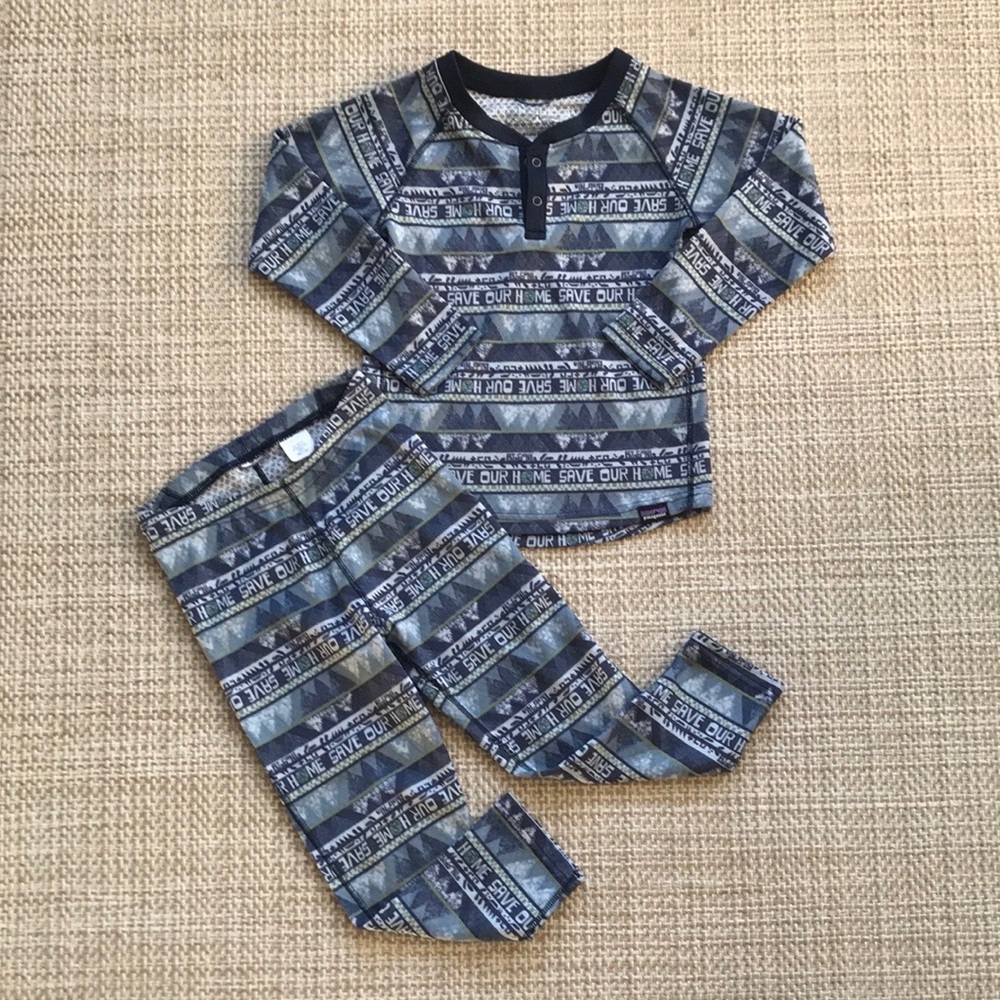 Patagonia Base Layer Set (size 4T)